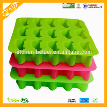 Atacado China Professional Fabricante Food Grade Homemade Non-Stick Chocolate Sabonete Candy Jelly Silicone Ice Mould